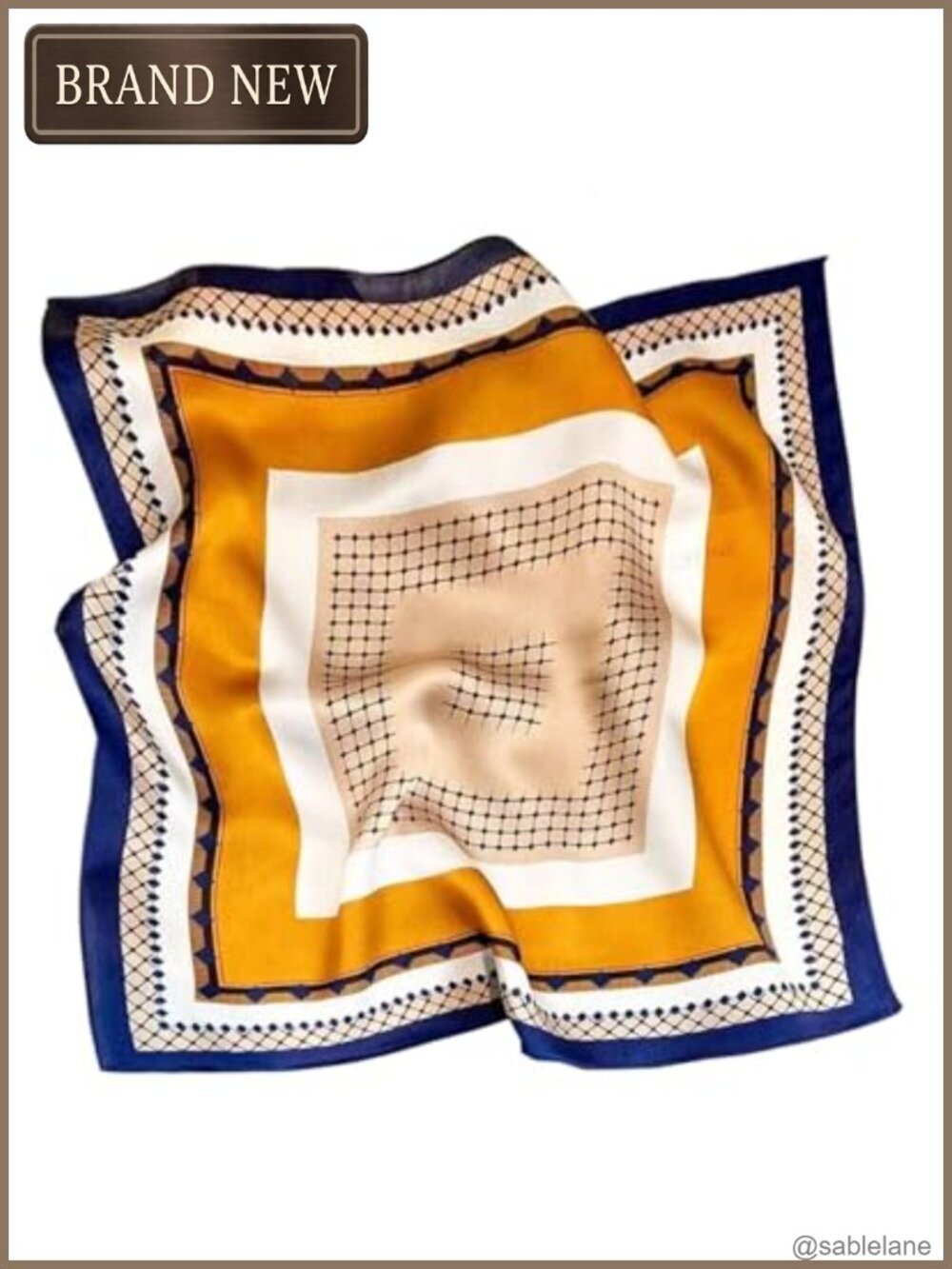 Large Square Satin Hair Scarf Women Bandana Head Wrap Neck Scarf Lightweight